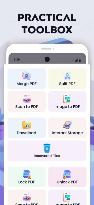 Easy View PDF Image to PDF Screen
