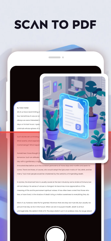 Easy View PDF Split PDF Screen